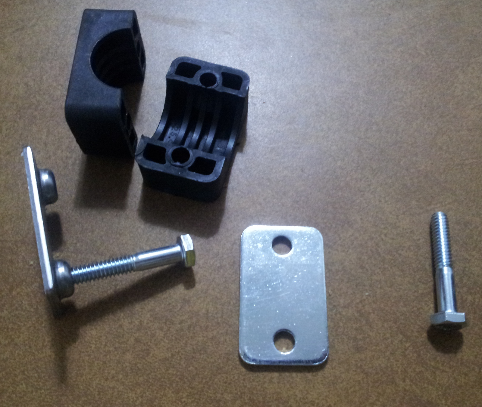 hose clamps disassembled
