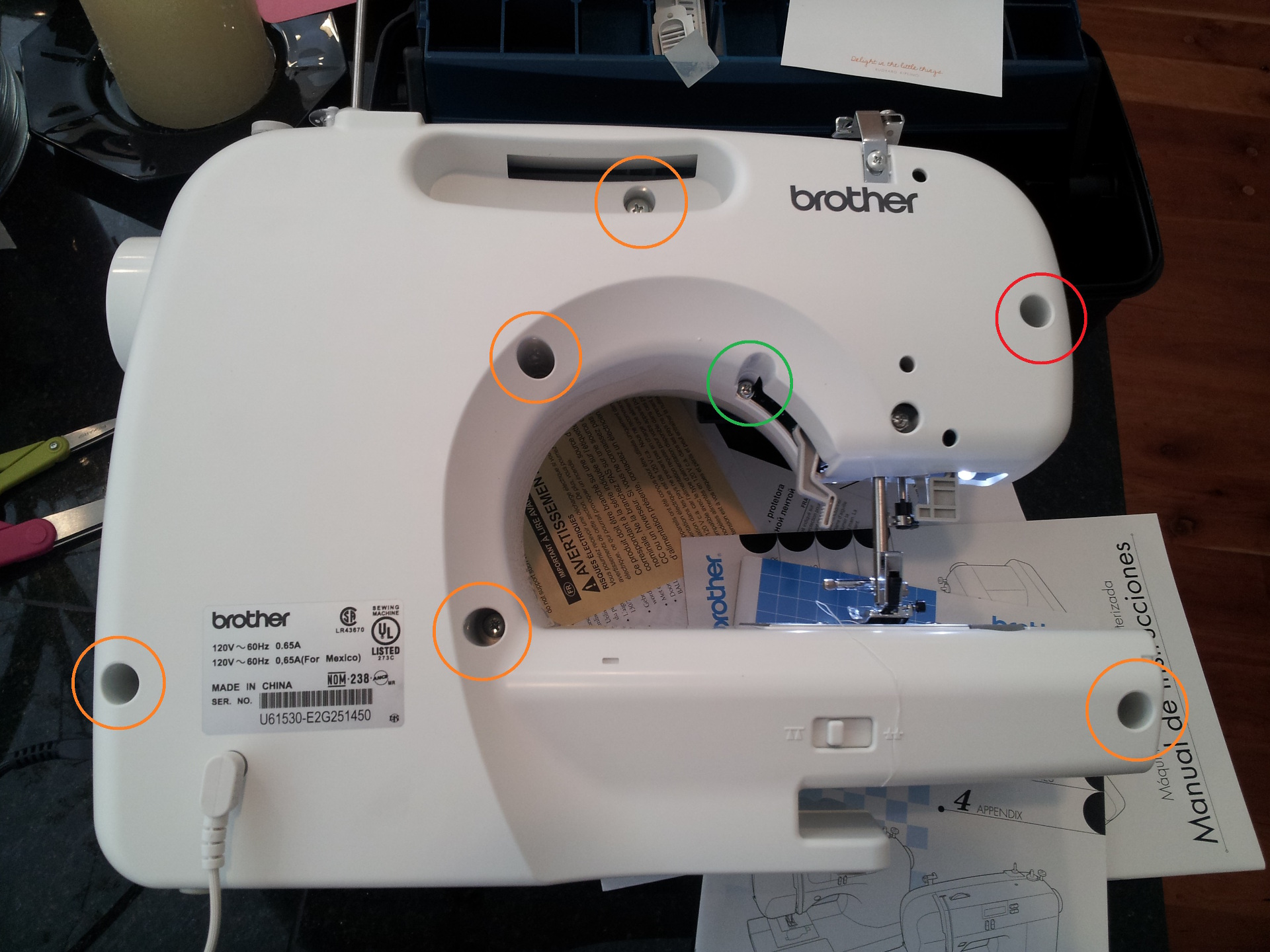 how to fix a slipped drive belt on a brother cs6000i sewing machine